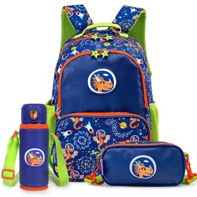 Resim Milk&Moo Çocuk Sırt Çantası, Kalem Kutusu,Matarası 3'lü Set Ponix 