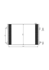 Resim ORIS CRN598016 Klima Kondenseri CLIO Symbol 1.5 DCI 04 Mek 658X411X16 