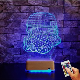 Resim Vipyol Doğumgünü Hediyesi Star Wars Son Asker 3d Led Lamba Masa Lambası 