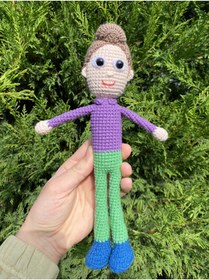 Resim Innovate Store Amigurumi Rafadan Çizgi Film Kamil Bebek Çocuk ve Bebekler İçin Sağlıklı Oyuncak 