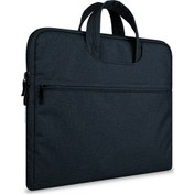 Resim Arabulalaca Macbook Air 15 A2941 M2 Kılıf Taşıma Çantası Lacivert 