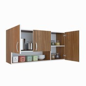 Resim Kenzlife hazır mutfak mirena22 cvz 060*120*22 mutfak banyo dolabı kapaklı raflı 