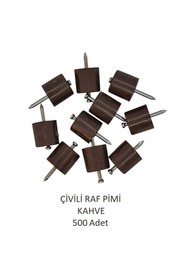 Resim Adilon Çivili Raf Pimi Kahve 500 Adet 