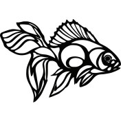 Resim Miyrem Autosticker^#akvaryum Balığı (Oto-Motor-Laptop-Duvar-Dekor) 10 x 7 cm 