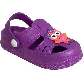 Resim Daye Bk1001Kaydırmaz Baykuş Desenli Çocuk Sandalet Terlik 
