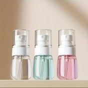 Resim 3 Adet Karışık Renk 30/60/100ml Parfüm Atomizer Şişesi, Sprey ve Losyon Doldurulabilir Kap 