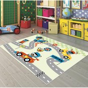 Resim FABBHOME Dijital Baskı Kaymaz Taban Makinede Yıkanabilir Çocuk Odası Halısı Bebek Odası Halısı 
