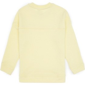 Resim U.S. Polo Assn. Kız Çocuk Sarı Bisiklet Yaka Sweatshirt 50317991-VR044 