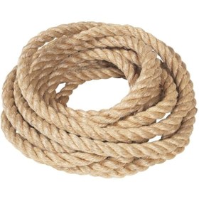 Resim mesut hırdavat 6 Mm 50 Metre Jüt Halat İp Dekoratif Hasır İp Kendir Halat 