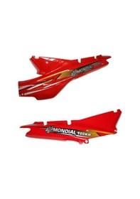 Resim Mondial Kh100 Sağ Sol Sele Altı Kırmızı Takım 