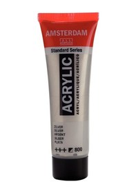Resim Amsterdam Gümüş 120 ml Akrilik Boya 800 P-111923 