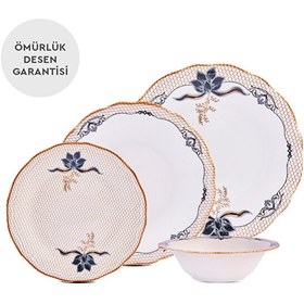 Resim Aryıldız Parisa 24 Parça 6 Kişilik Yemek Takımı 