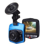 Resim Vga 480p Araç Kamerası Dvr Sürüş Kaydedici Dijital Video Kamera Ses Kaydedici 2,4 İnç Lcd Ekranlı, 32 Gb Micro Tf Kart Ve Kızılötesi Gece Görüş Fonksiyonunu Destekler Siyah + Mavi 