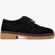 Resim Valmenti Kadın . Siyah Süet Casual Ayakkabı 1080 22446 Bn Ayk Sk24-25 Sıyah Suet SIYAH SUET 