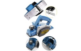 Resim Alman DZ-PLN150 Bakır Sargılı Çelik Şanzumanlı Çift Bıçaklı Planya Rende Makinası 