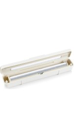 Resim Delixa Tescoma Flexispace 899478 Şeffaf Film ve Alüminyum Folyo Dispanseri, Beyaz 