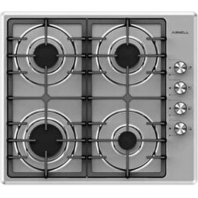 Resim Arnell Set Üstü Gaz Emniyetli Gazmer & (Ce) Belgeli Otomatik Çakmaklı Döküm Izgaralı Tüplü Ocak 