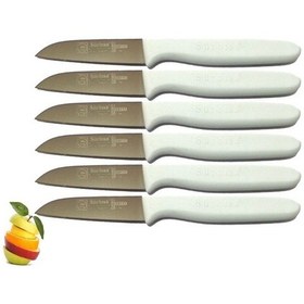 Resim Sürmene Sürbisa 061007 Meyve Bıçağı 6 Lı Set Beyaz 