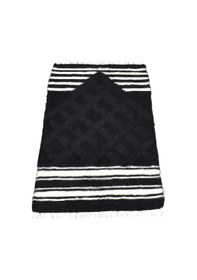 Resim Zehra Abla Halı Yeni El Dokuma Namazlık Seccade Tiftik Yün Siirt Battaniyesi Kilim 5772 