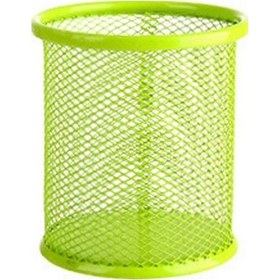 Resim Ganzhoushop Metal İçi Boş Kalem Kalemlik Vazo Saksı Düzenli Kırtasiye Depolama Masa Kabı 