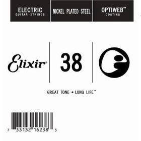 Resim Elixir 16238 Optiweb SGL Tek Elektro Gitar Teli (38) 