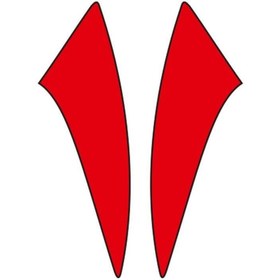 Resim gogo premium CG KIRMIZI ÇAMURLUK YAN STİCKER 