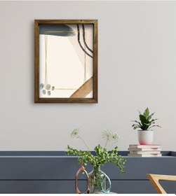 Resim Bk Gift Otel Odası Konseptli Doğal Masif Ahşap Çerçeveli Tablo 45 (551119661) 