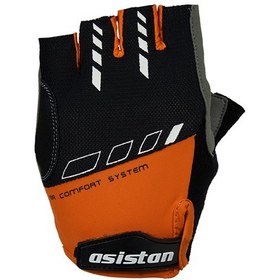 Resim Asistan Cape GL 400 Kısa Parmak Bisiklet Eldiveni - GRİ / L 