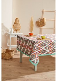 Resim Ays Home Su Yeşili Masa Örtüsü 