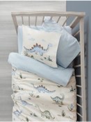 Resim Cotton Box Bebek Nevresim Takımı Dinoro Mavi 