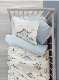 Resim Cotton Box Bebek Nevresim Takımı Dinoro Mavi 