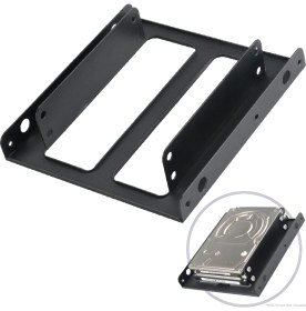 Resim Akasa 2 x 2,5" HDD 3.5" Adaptör + Sata Kablo Seti (Ak-Hda-11) 