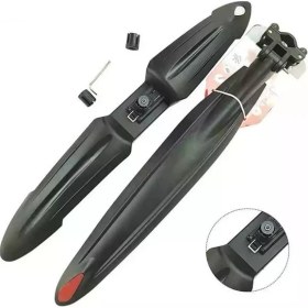 Resim 26 27,5 29 Jant Tak-Çıkar Ön-Arka Reflektörlü Bisiklet Çamurluğu 