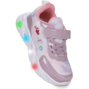 Resim Kiko Kids Teno Cırtlı Işıklı Kız Çocuk Spor Ayakkabı Lila Lila 