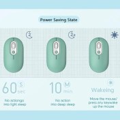 Resim Sones Şarj Edilebilir Aydınlatmalı Sessiz Kablosuz Fare, Stil: 2.4g Pembe Diğer 