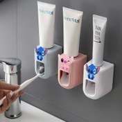 Resim Disney Stitch Otomatik Diş Macunu Dağıtıcısı, Duvara Monte Banyo Aksesuarı, Yerden Tasarruf Sağlayan, Dayanıklı Tasarım, Su Geçirmez Diş Macunu Sıkacağı Diş Fırçası Tutucu, Banyo Araçları, Ev İçin Gerekli, Mükemmel Cadılar Bayramı, Noel Hediyesi Aile İçin 