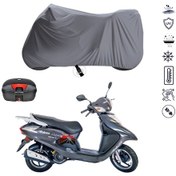 Resim Falcon Dolphin 100 ÇANTALI MOTOSİKLET BRANDA SU GEÇİRMEZ TOPCASE UYUMLU MOTOR BRANDA 