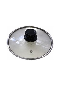 Resim Ermiya Tencere Tava Sahan İçin Temperli Z Tipi Cam Kapak 14 CM 