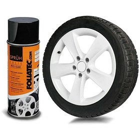Resim Foliatec Jant Metal Sprey Parlak Beyaz Folyo Yüzey Kaplama Seti 2x400 ML 