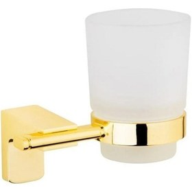 Resim Tema Premium Diş Fırçalık Altın 