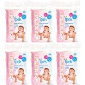 Resim İpek Bebek Temizleme Pamuğu 60'lı 6 Adet 