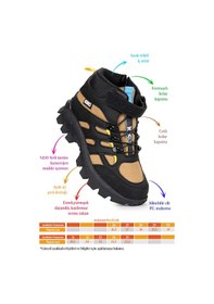 Resim Kiko Kids Sumy Termo Taban Cırtlı Erkek Çocuk Spor Bot Ayakkabı Camel Camel 