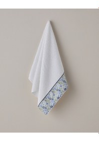 Resim English Home Florina Pamuk Yüz Havlusu 50x80 Cm Beyaz Beyaz 