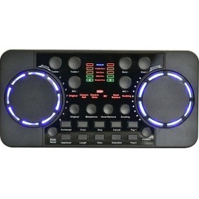 Resim V300 Pro Canlı Ses Kartı Cep Telefonu Bilgisayar Kayıt Şarkı Ses Kartı Seti 