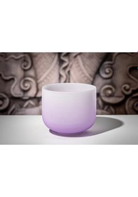 Resim Meinl Sonic Energy Csbc8b Crown Chakra 8'' Crystal Singing Bowl Note B4 Color Frosted Purple 