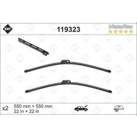 Resim Valeo 119323 - Silecek Süpürgesi Ön A4-a6 550 550 Mm 
