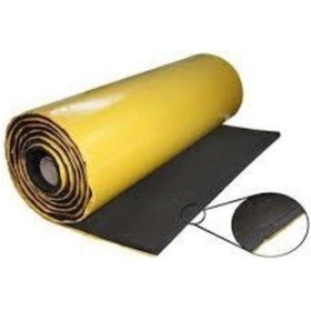 Resim Araç Oto Ses Isı Yalıtım Malzemesi 10m² Kauçuk Sünger Yapışkanlı 9mm Kalın 100cmx10mt 