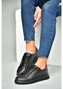 Resim Fox Shoes R820917409 Siyah Kadın Spor Ayakkabı Sneakers Siyah 