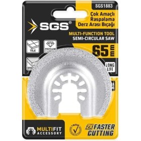 Resim Sgs 1883 Derz Arası Raspalama Bıçağı 65 mm Elmas 