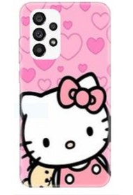 Resim Newon Samsung A33 Hello Kitty Baskılı Kılıf Case Cover Kapak 